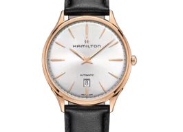 Hamilton Jazzmaster Thinline H38545751 (2025) - Zilver wijzerplaat 40mm Roségoud
