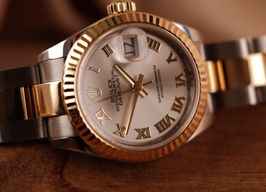 Rolex Lady-Datejust 279173 (2019) - White dial 28 mm Gold/Steel case
