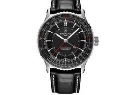 Breitling Navitimer GMT A32310251B1P1 (2025) - Zwart wijzerplaat 41mm Staal