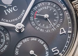 IWC Portuguese Perpetual Calendar IW502218 (2007) - Grey dial 42 mm White Gold case