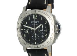 Panerai Luminor Chrono PAM00196 (2005) - Black dial 44 mm Steel case