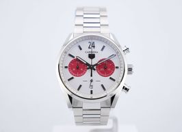 TAG Heuer Carrera CBN201M.EA0016 (Onbekend (willekeurig serienummer)) - Wit wijzerplaat 42mm Staal