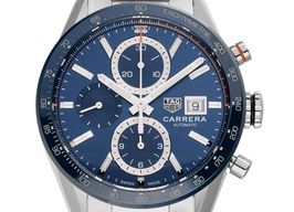 TAG Heuer Carrera Calibre 16 CBM2112.BA0651 (2024) - Blue dial 41 mm Steel case