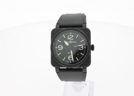 Bell & Ross BR 03 BR03A-BL-CE/SRB (2025) - Black dial 42 mm Ceramic case
