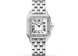 Cartier Panthère W4PN0018 (2025) - Silver dial 27 mm Steel case
