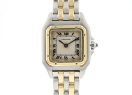 Cartier Panthère 66921 (Unknown (random serial)) - White dial 22 mm Gold/Steel case