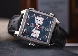 TAG Heuer Monaco Calibre 11 CAW211P.FC6356 (2021) - Blue dial 39 mm Steel case