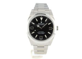 Rolex Explorer 214270 (2015) - Zwart wijzerplaat 39mm Staal