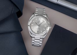 Omega Seamaster Aqua Terra 220.10.34.20.09.001 (Unknown (random serial)) - White dial 34 mm Steel case