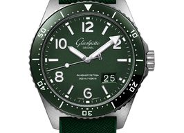 Glashütte Original SeaQ Panorama Date 1-36-13-07-83-33 (2024) - Green dial 43 mm Steel case