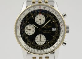 Breitling Old Navitimer D13022 (2005) - Zwart wijzerplaat 42mm Goud/Staal