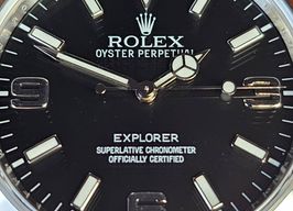 Rolex Explorer 214270 (2010) - Blauw wijzerplaat 39mm Staal