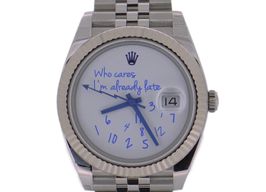 Rolex Datejust 41 126334 (2024) - Wit wijzerplaat 41mm Staal