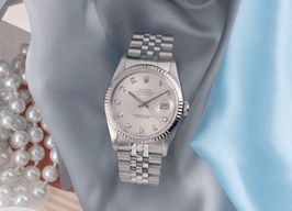 Rolex Datejust 36 16234 (Onbekend (willekeurig serienummer)) - Zilver wijzerplaat 36mm Staal