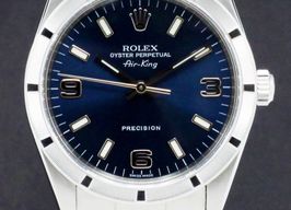 Rolex Air-King 14010 (2002) - Blue dial 34 mm Steel case