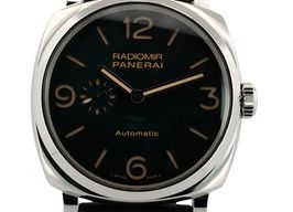 Panerai Radiomir 1940 3 Days Automatic PAM00572 (2016) - Zwart wijzerplaat 45mm Staal