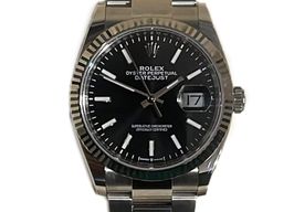 Rolex Datejust 36 126234 (2024) - Black dial 36 mm Steel case