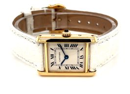 Cartier Tank Louis Cartier 1150 (1999) - White dial 20 mm Yellow Gold case