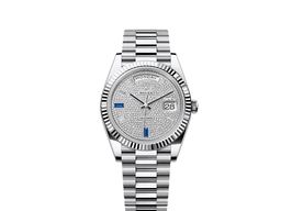 Rolex Day-Date 40 228236 (2025) - Blauw wijzerplaat 40mm Platina