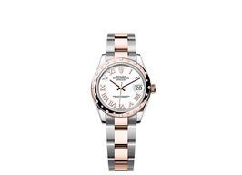 Rolex Datejust 31 278341RBR (2025) - White dial 31 mm Gold/Steel case