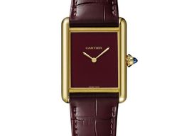 Cartier Tank Louis Cartier WGTA0190 (2025) - Red dial 26 mm Yellow Gold case