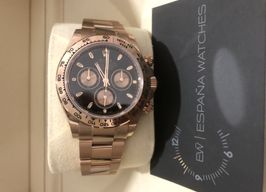 Rolex Daytona 116505 (Unknown (random serial)) - Black dial 40 mm Rose Gold case