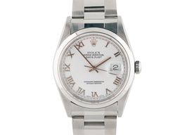 Rolex Datejust 36 16200 (2002) - White dial 36 mm Steel case