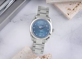Omega Seamaster Aqua Terra 220.10.28.60.53.001 (Unknown (random serial)) - Blue dial 28 mm Steel case