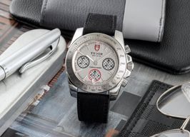 Tudor Sport Chronograph 25500TN (2010) - Zwart wijzerplaat 42mm Titanium