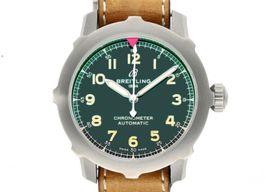 Breitling Aviator 8 EB2040 (2019) - Green dial 46 mm Titanium case
