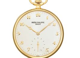 Patek Philippe Pocket watch 973J-001 (2025) - White dial 44 mm Yellow Gold case