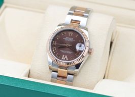 Rolex Datejust 31 278271 (2023) - Brown dial 31 mm Gold/Steel case