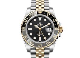 Rolex GMT-Master II 126713GRNR (2025) - Zwart wijzerplaat 40mm Goud/Staal