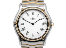 Ebel Sportwave 1187141 (2000) - White dial 34 mm Gold/Steel case