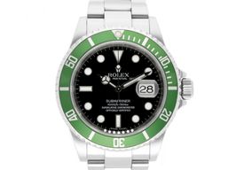 Rolex Submariner Date 16610LV (2010) - Zwart wijzerplaat 40mm Staal