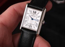 Cartier Tank WSTA0109 (Unknown (random serial)) - Silver dial 26 mm Steel case