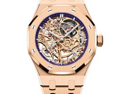 Audemars Piguet Royal Oak Double Balance Wheel Openworked 15467OR.OO.1256OR.02 (2025) - Transparant wijzerplaat 37mm Roségoud