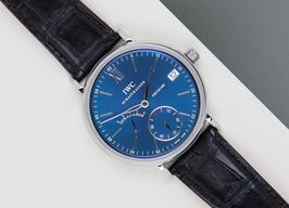 IWC Portofino Hand-Wound IW510106 (2020) - Blue dial 45 mm Steel case