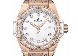 Hublot Big Bang 485.OE.2210.RW.1204 (2024) - Wit wijzerplaat 33mm Roségoud