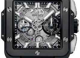 Hublot Square Bang 821.CI.0170.RX (2026) - Transparent dial 42 mm Ceramic case