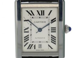 Cartier Tank Solo WSTA0029 (2019) - White dial 31 mm Steel case
