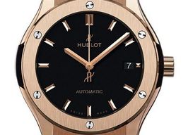 Hublot Classic Fusion 542.OX.1181.LR (2024) - Zwart wijzerplaat 42mm Roségoud