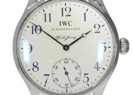 IWC Portuguese Hand-Wound IW544203 (2006) - White dial 43 mm Steel case