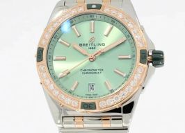 Breitling Chronomat 38 U17356531L1U1 (2023) - Pink dial 38 mm Gold/Steel case