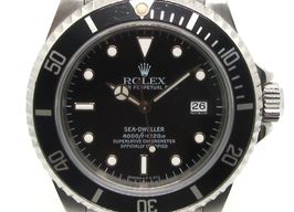 Rolex Sea-Dweller 4000 16600 (1998) - Zwart wijzerplaat 40mm Staal