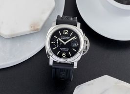 Panerai Luminor Marina Automatic PAM00104 (Onbekend (willekeurig serienummer)) - Zwart wijzerplaat 44mm Staal