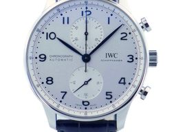 IWC Portuguese Chronograph IW371605 (2024) - Silver dial 41 mm Steel case