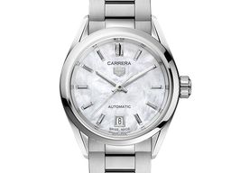 TAG Heuer Carrera Lady WBN2410.BA0621 (2026) - Wit wijzerplaat 29mm Staal