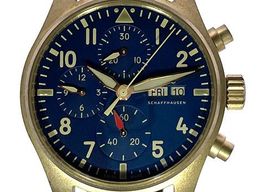 IWC Pilot Chronograph IW388109 (2023) - Blue dial 41 mm Bronze case