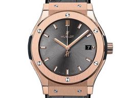 Hublot Classic Fusion Racing Grey 581.OX.7081.RX (2024) - Grijs wijzerplaat 33mm Roségoud